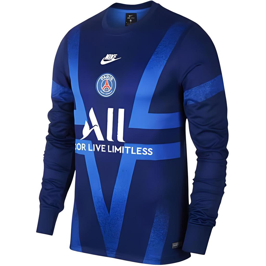 Nike Paris Saint-Germain Player Issue European Pre-Match Training Jersey Men Tops Blue BV2210-496