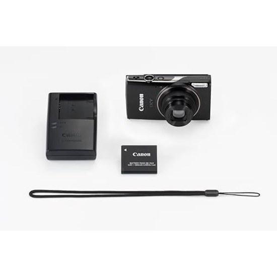 Компактная цифровая камера Canon IXY650m Черная Оптический 12-кратный зум Совместимость с Wi-Fi IXY650mBK