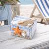 Ocean Themed Wooden Storage Box Portable Wooden Trinket Box Wooden Jewelry Box  Home Organization