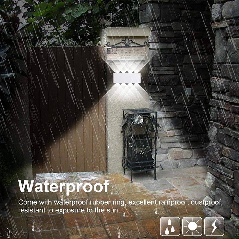 Alluminum LED Wall Lamp 4W/6W/8W IP65 Waterproof Wall Porch Lights Outdoor Lighting Garden Sconce Lamp 85-265V for Bedroom Home Decor