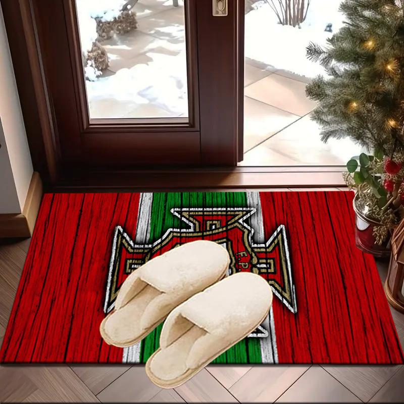 Portugal's National Emblem Area Rug Office rug, Chair Rug, Decor Carpet Livingroom bedroom Mat, Large Size Fan gifts Christmas gifts