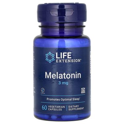 Melatonin, 3 Mg, 60 Vegetarian Capsules