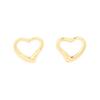 ESTELLE [Official] Women's 10K Yellow Gold Heart Motif Earrings 0202-3563-0019-0000