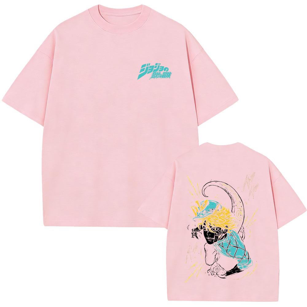 Горячая Распродажа Аниме Jojo Bizarre Adventure Футболка Мультяшный Диего Брандо Графическая Футболка Летняя Унисекс Женский Унисексга Модный Тренд Футболки