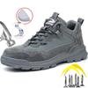 Fashion Men Safety Shoes Without Metal Puncture Proof Plastic Toe Work Safety Boots Insulation 6KV Man Work Shoes Reflective Male Shoes