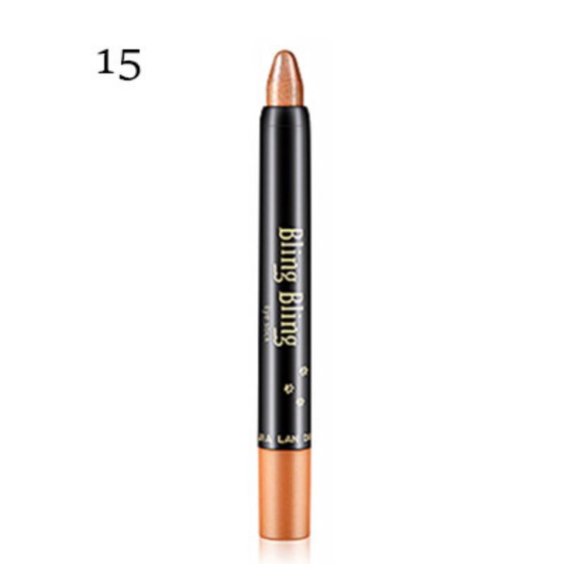 Водостойкие перламутровые тени для век, карандаш-карандаш, 15 цветов, стойкий блеск, мерцающие тени для век, ручка-подводка для глаз, инструменты для макияжа глаз