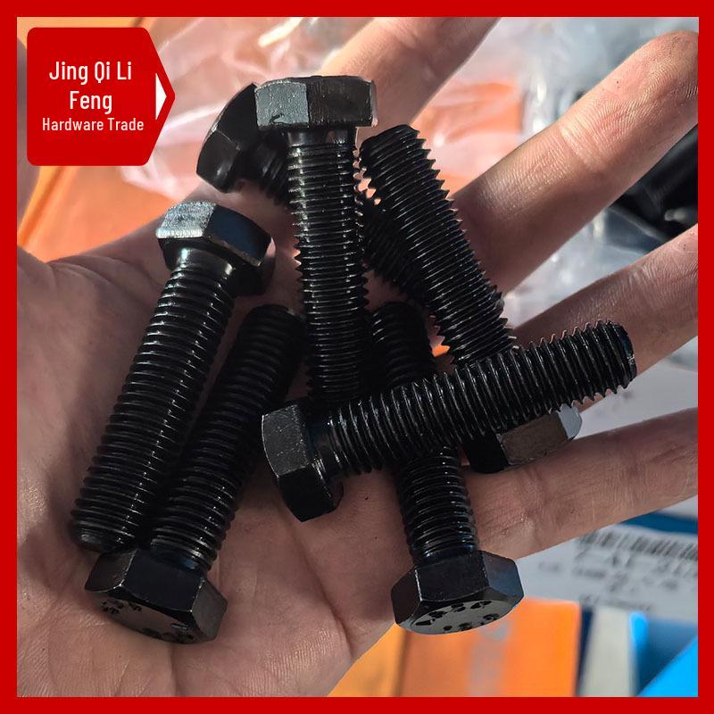 12.9 Grade High-Strength Blackened Hex Bolt M22-M48