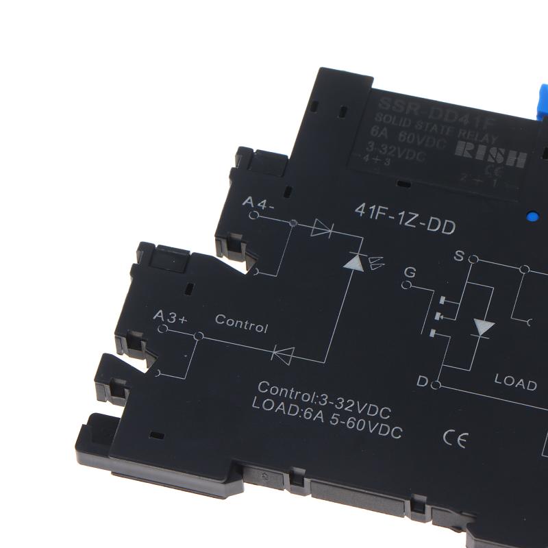 Ultra Thin Solid State Relay Module Da41F Dc Control Ac Din Rail Mount For Industrial Automation Circuit Control