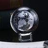 Crystal 60mm 3d Ball Glass Laser Engraved Miniature Sphere Home Gift Decor