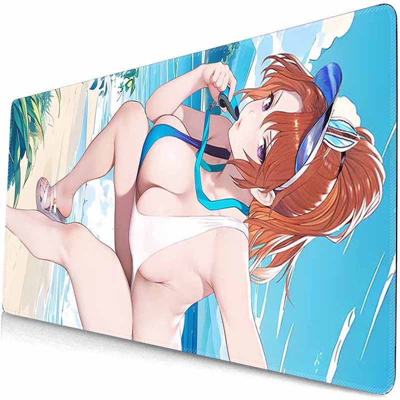 Anime B_Brown D_Dust 2 Sexy MouseMat Overwatch Gamer Sexy ACG Mouse Pad B_Browndust2 Zenith Large Non-Slip Mousepad Keyboard Mat