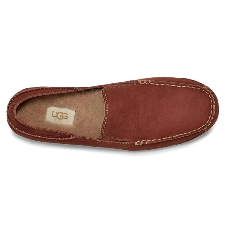 UGG Upshaw TS Замша Дышащие Устойчивые к истиранию Низкие Спортивные Повседневные Туфли Мужские Хаки (унисекс) Повседневная обувь 1108189 TSKH