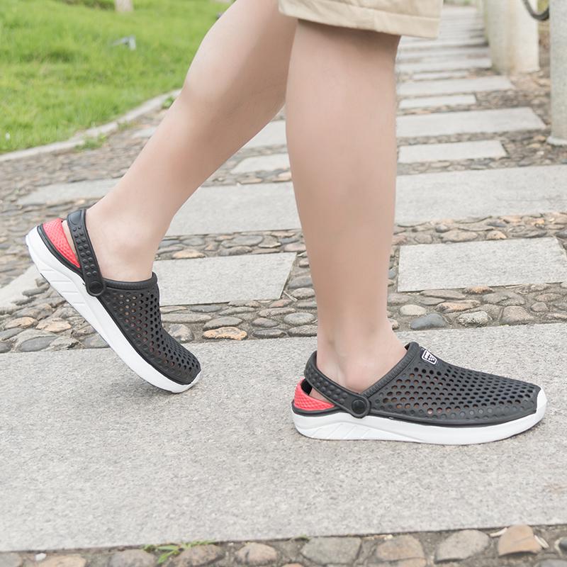 Унисекс летние садовые сабо сандалии легкие дышащие пляжные уличные тапочки для мужчин женщин 36-45