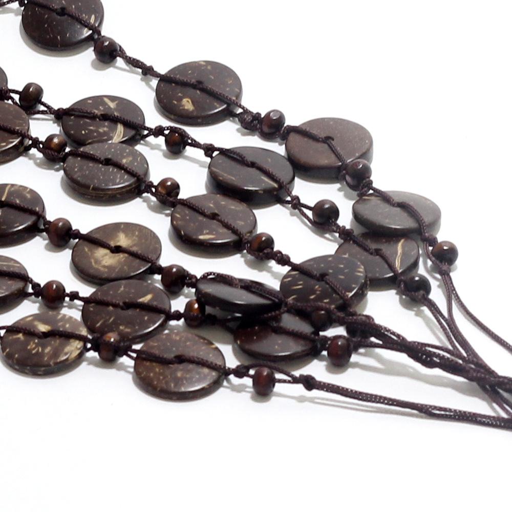 JMXD - Модное Преувеличенное Богемное Ожерелье Европейский и Американский Винтажный Этнический Стиль Ручной Работы С Бусинами Женские Аксессуары