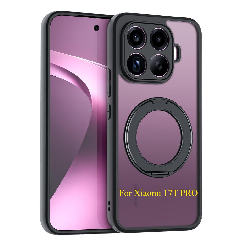 Чехол для Xiaomi 17T / 17T Pro Минималистичный Прозрачный Магнитный Акриловый Кожаный Ударопрочный Чехол для MI 17 T Pro Funda