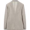 EMPORIO ARMANI FW23 Business Suit Coat Men's Light Linen Brown H41G51-E1D01-112