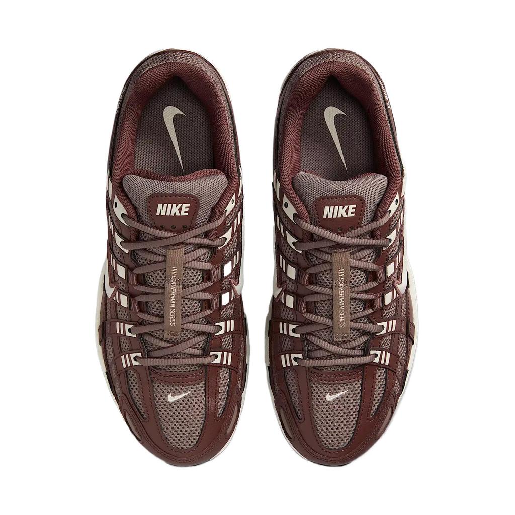 Nike P-6000 Comfortable Stylish Simple Fabric Synthetic Leather Support Low-Top Running Shoes Women Sneaker Brown BV1021-200