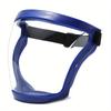 Splashproof Transparent Face Shield - Durable Plastic Protective Mask for Outdoor