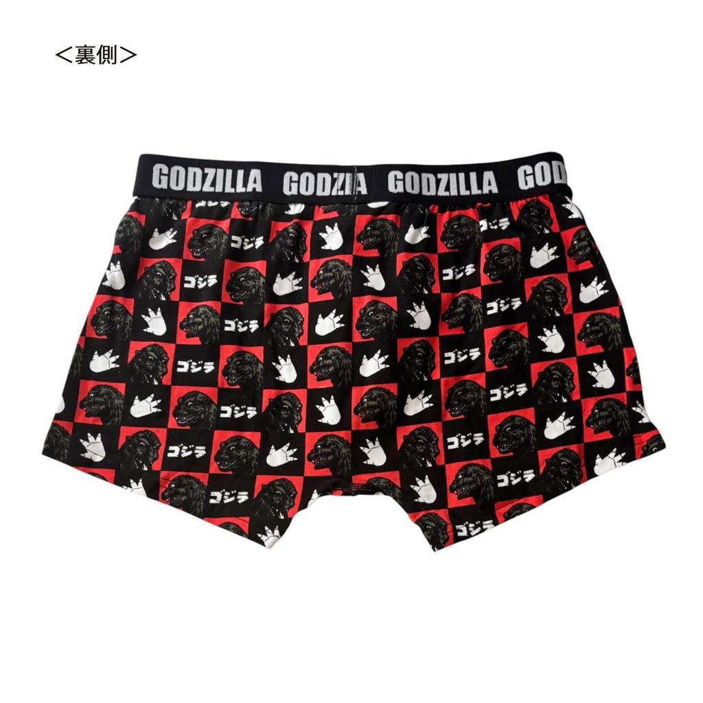 Small Planet Мужские трусы-боксеры Godzilla XL, Черные, Красные,