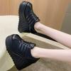 8CM Heightened Thick Bottom Women's Shoes Autumn New Casual Large Size 35-42 Fashion Heightened Outdoor Casual Women's Shoes