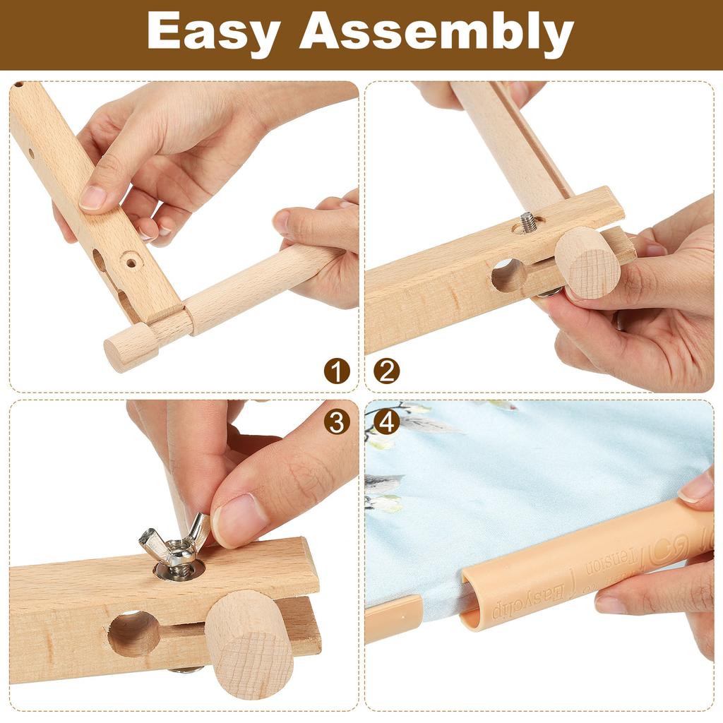 Рамка-свиток для вышивки гобеленов из бука, Рамка для вышивки крестом, Держатель для рамки, Рамка-свиток для needlepoint, Рамка-свиток для вышивания крестом