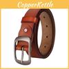Mens Stylish Leather Waist Belt With Classic Pin Closure Men Fashion Use Daily