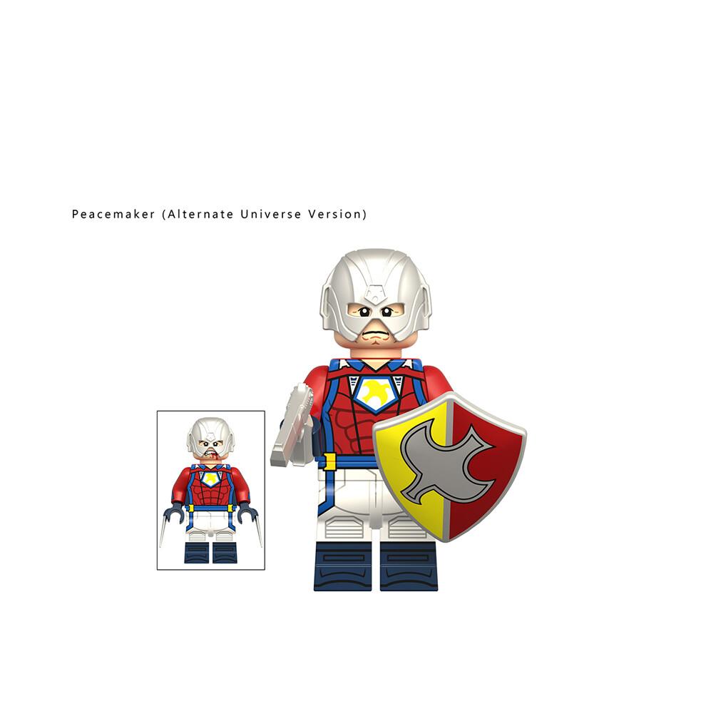 8PCS DC Marvel Superheroes Peacemaker Bloody Minifigures Set Children's Toys Building Blocks Fit Lego