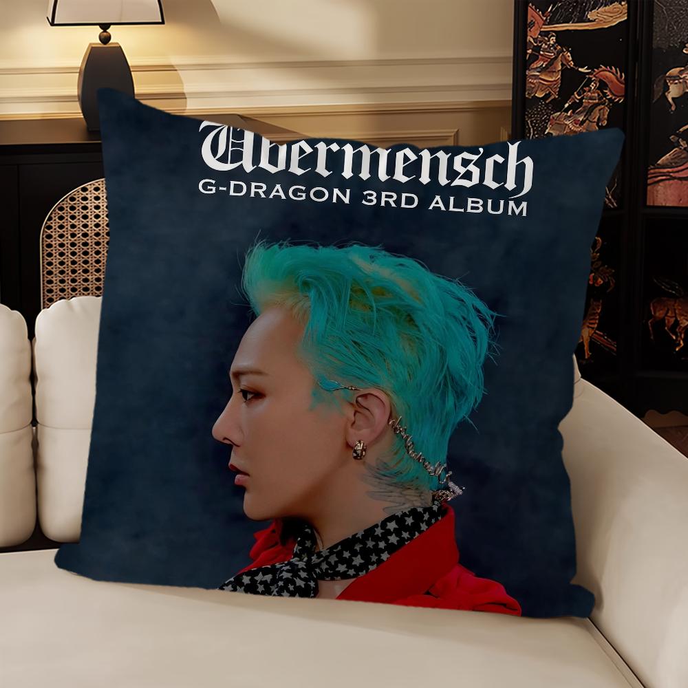 Горячий певец-G-Dragon-Драма наволочка Диван Гостиная Спальня Изголовье Спинка Подушка Квадратная Подушка Подушка для сна
