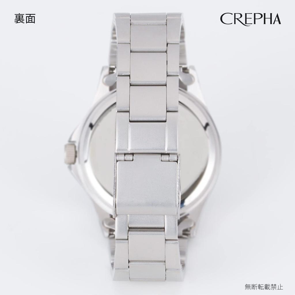 [Klefa] Аналоговые мужские часы с солнечной батареей, металлический ремешок, серебристый SM-AM170-WTS