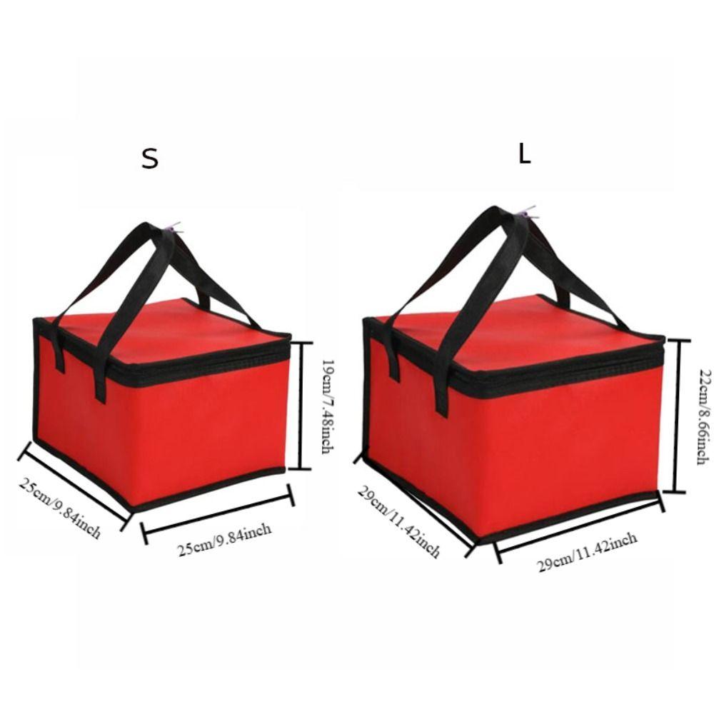 Large Capacity Food Insulated Bags Waterproof Food Storage Bags Insulated Thermal Cooler Bag  Pizza