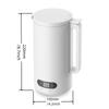 350ml Portable Soy Milk Machine with Juicer, Blender and Safety Switch