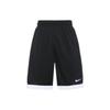Solid Color Printed Logo Breathable Straight Leg Casual Shorts Men Bottoms Black CQ4365-012