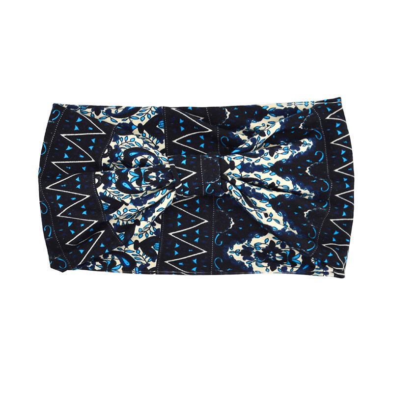 Bohemian Wide Stretch Headband Women Turban Flower Floral Elastic Hair Band Hair Accessories