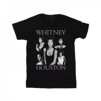 Хлопковая футболка Whitney Houston для девочек с несколькими позами