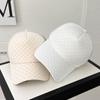 Versatile Checkerboard Duck Tongue Net Hat Summer Casual Sunshade Sun Hat Fashion Face Show Small Sports Baseball Cap