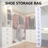 Modern Minimalist Non-woven Fabric 10 Tier Hanging Storage Bag For Bedroom Closet