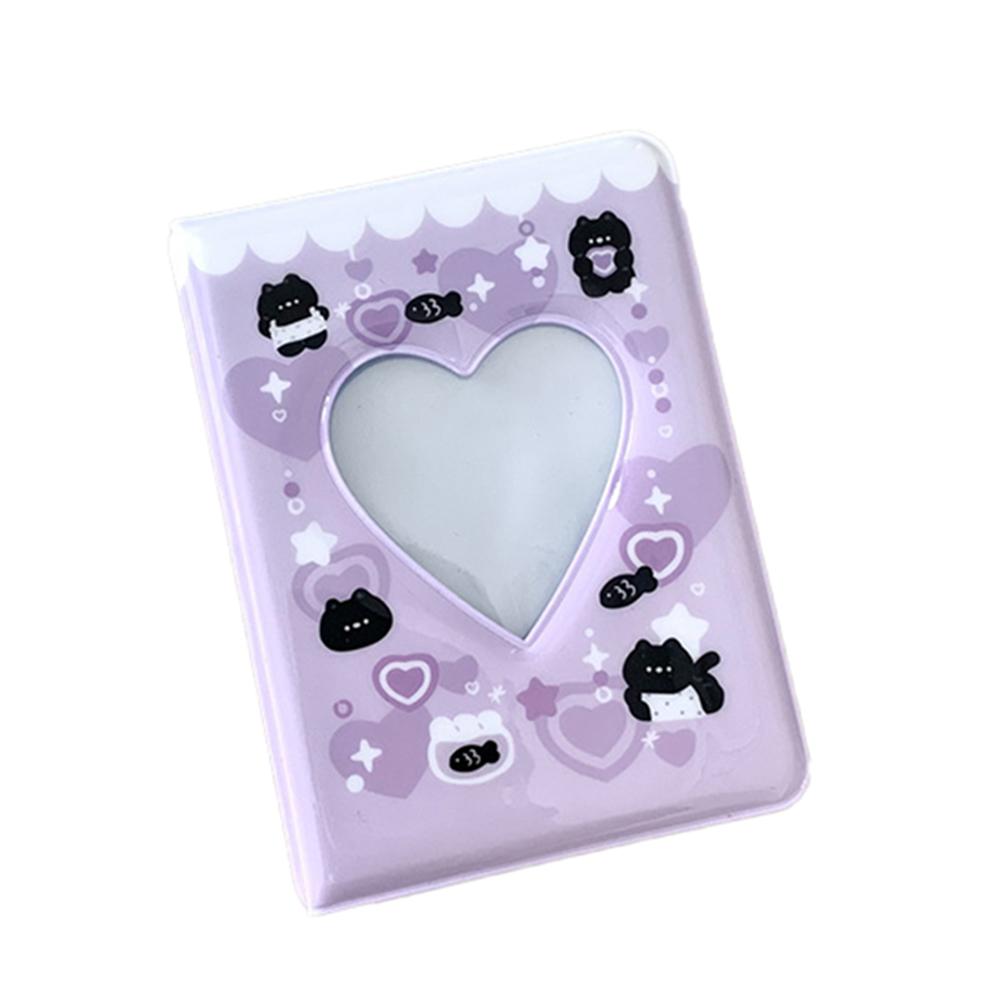 Cartoon Bear Photo Album 3 Inch Photocard Holder Korean Idols Cards Collect Book 40 Pockets Mini Instax Photos Album