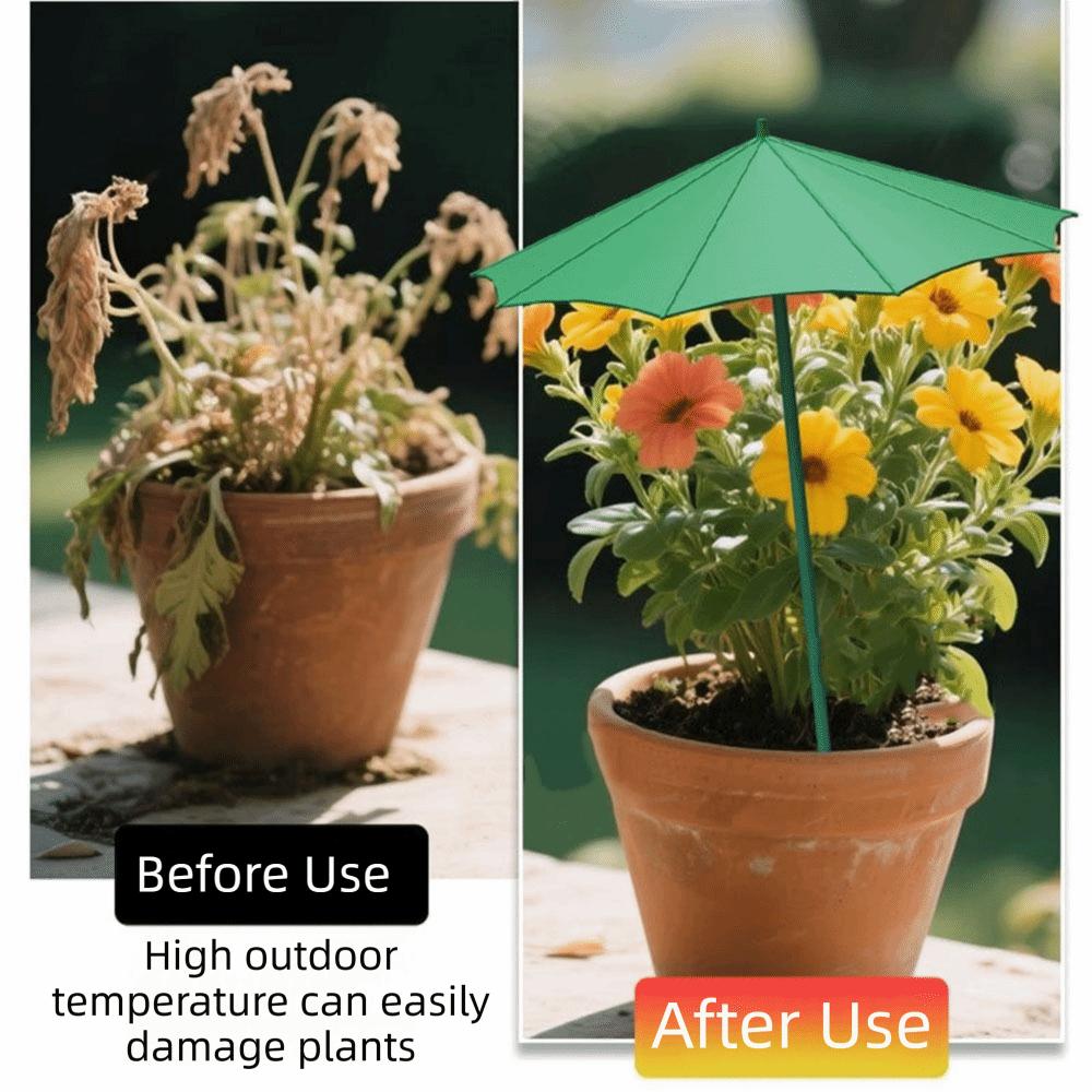 3Pcs Reusable Plant Shade Umbrella Potted Garden Plant Sunshade Outdoor Plants