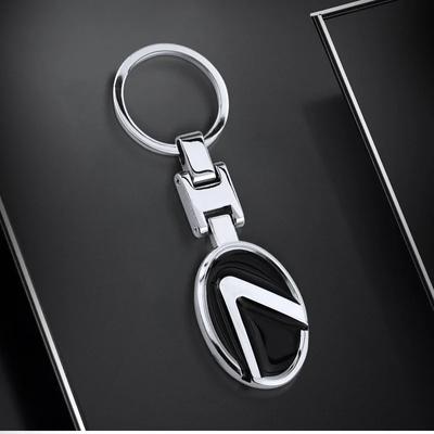 Для RX330 IS250 Ct200h ES300h RX350 IS300h NX300h RX400h ES350 UX250h Брелок для ключей автомобиля Металлический брелок Аксессуары Украшения