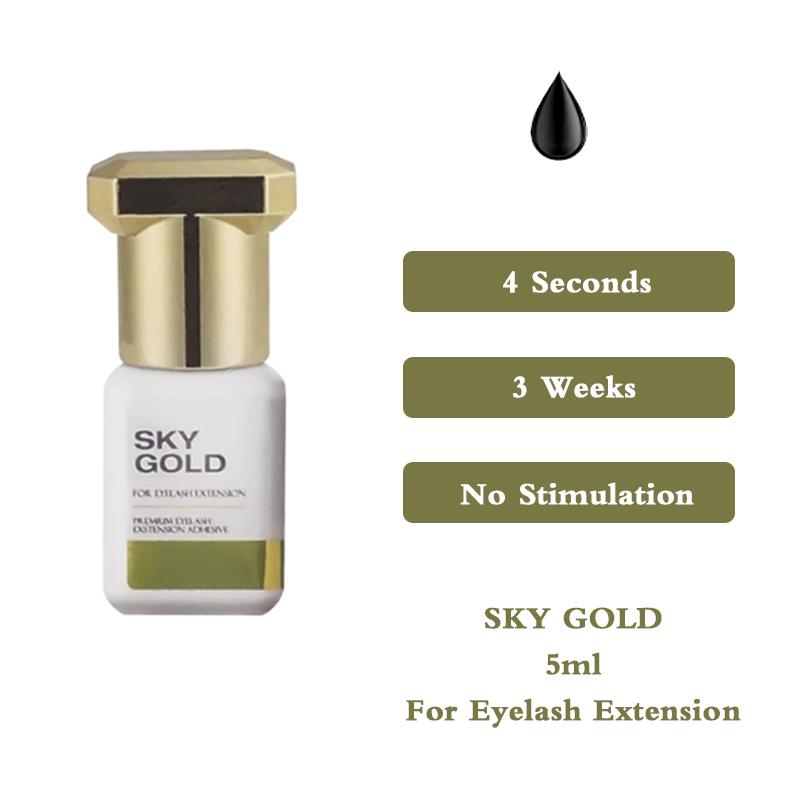 5 г оригинальный красный/зеленый/розовый/золотой клей SKY, клей для наращивания ресниц, 1 с, быстросохнущий клей для наращивания накладных ресниц, удержание 8 недель
