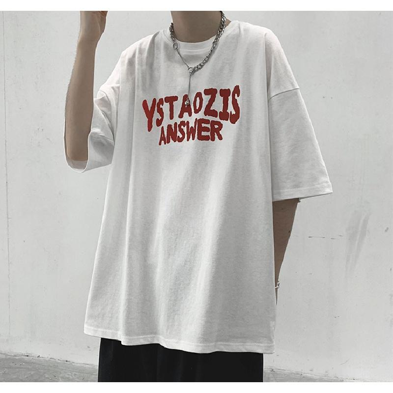 M-5XL мужские футболки с коротким рукавом с буквенным графическим принтом, повседневная футболка для мужчин, топы с круглым вырезом в стиле ретро для