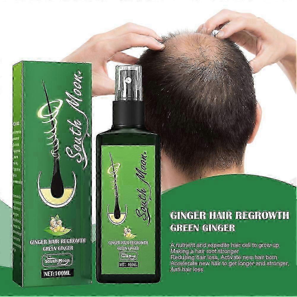 3Pcs Growth Nourishing Ginger Spray, Hair Growth Serum Spray Hair Lotion, Regrowth Nourishing Ginger Spray