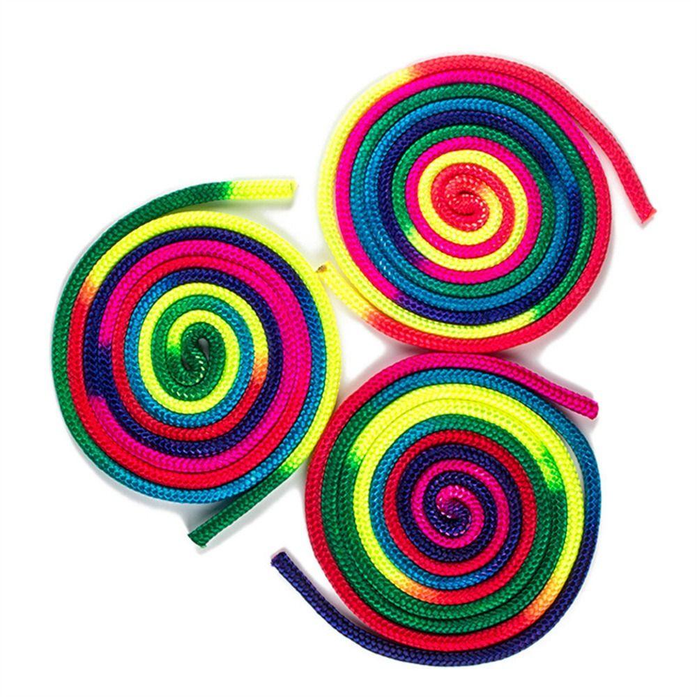 Rainbow Color Gymnastics Arts Rope Competition Gymnastics Jumping Props Sports Training