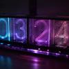 Имитация полноцветного RGB светящегося трубчатого clock LED музыкального спектра DIY наборы Декорация Подарок Ночник Освещение атмосферы