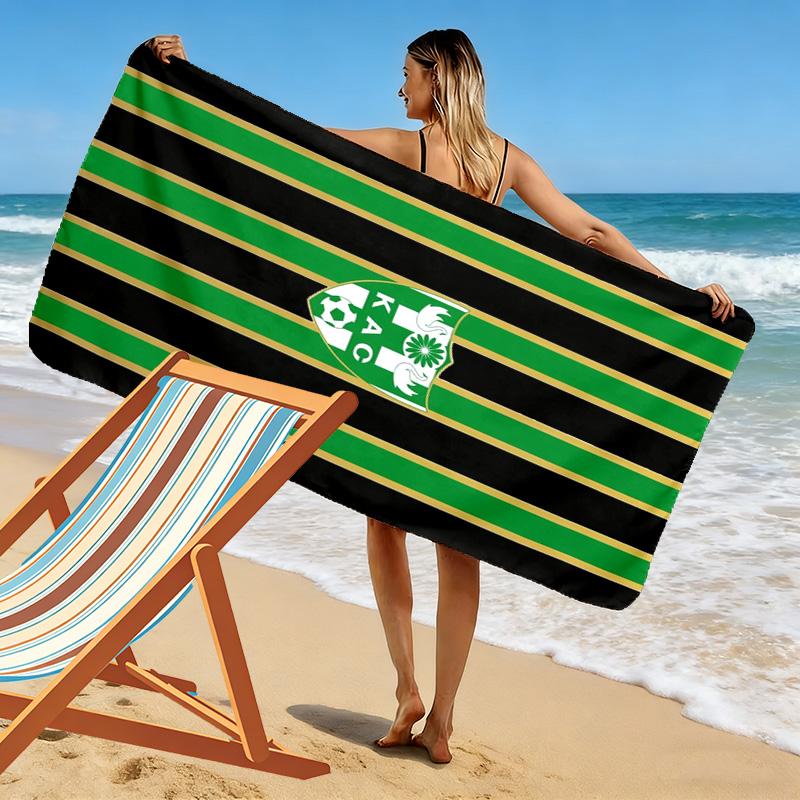KAC kenitra athletic club Print Beach Towel, Large Soft Quick Dry Towel for Beach Camping Swimming