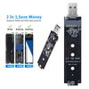 Адаптер NVME на USB 10 Гбит/с M.2 NVME USB 3.1 Адаптер Макс. 2 ТБ Двойной протокол NVMe SATA M2 SSD Плата для M.2 2230 2242 2260 2280 SSD