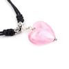 [K1794] - Pink Heart 'Mineralia' Necklace
