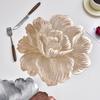 Yousheng Floral Placemat Настольный коврик из ПВХ с высокой термостойкостью, нескользящий подстаканник для обеденного стола, износостойкий защитный коврик для стола