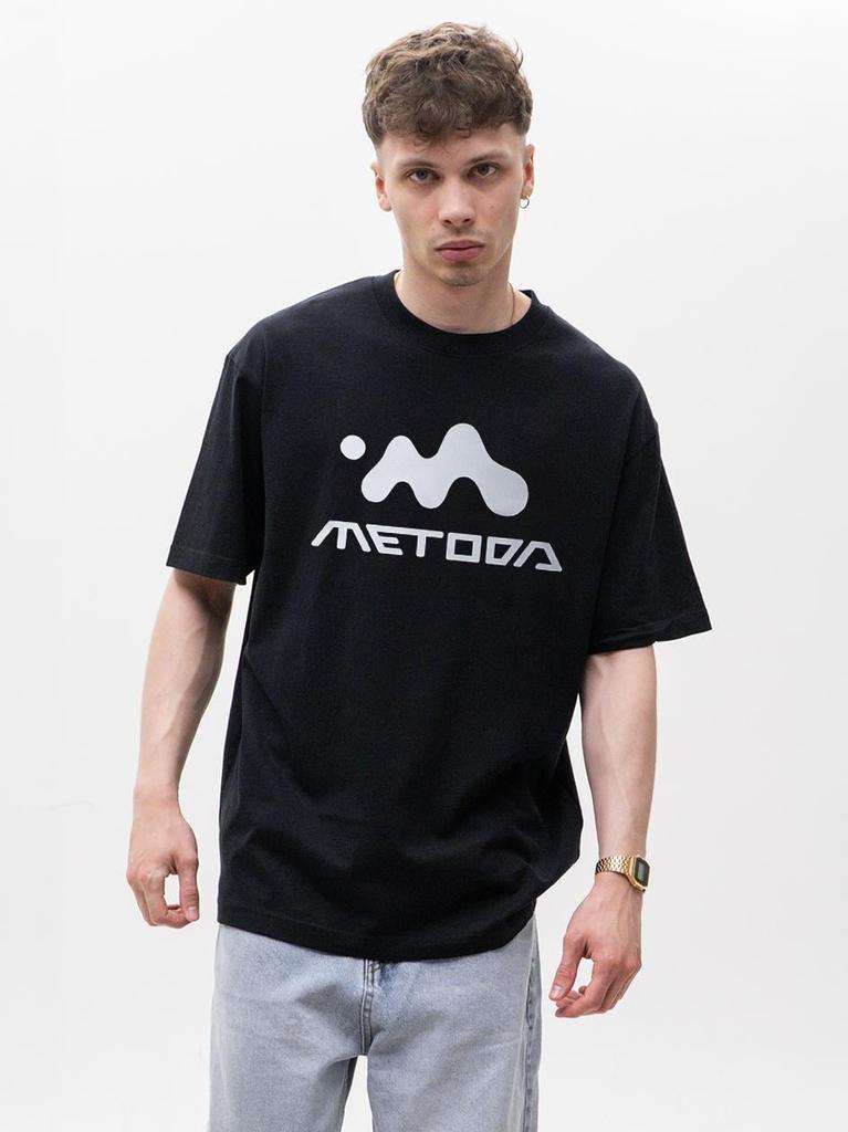 Method Sport Player Black Oversized Short Sleeve T-Shirt M