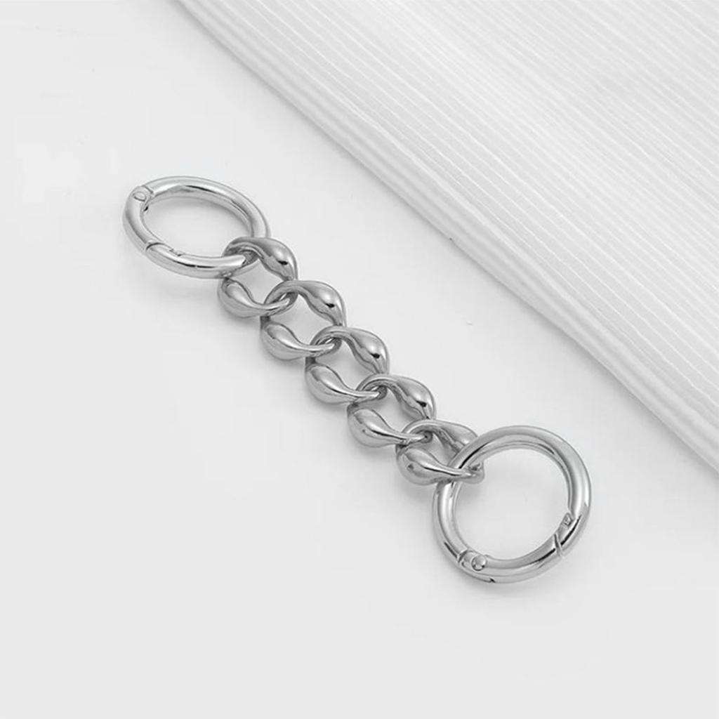 Удлинитель цепочки для сумки Практичный удлинитель ремня для сумки Металлический удлинитель ремня для сумки Сменная цепочка Аксессуары для женщин