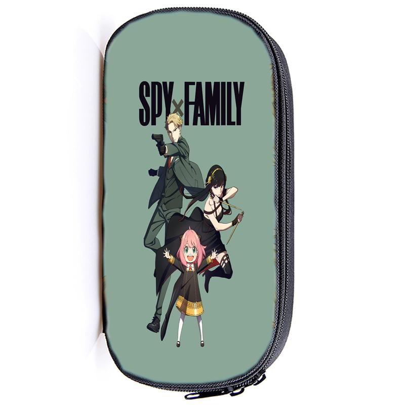 Семейный пенал Spy X Anya Forger, многофункциональный пенал, школьные принадлежности, чехол для ручек, канцелярские принадлежности, пенал